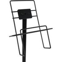 Porte brochures A4 sur pied en acier Noir - Manutan - Image 2