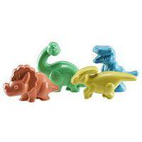 Lot de 4 moules dinosaures - Gowi
