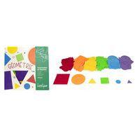 Assortiment 150 gommettes géométriques en feutrine - Loolipo