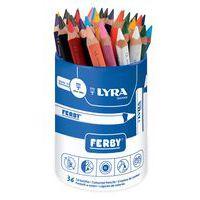 Pot 36 crayons couleur 12 cm ferby Ø mine 6,25 mm - Lyra