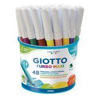 Pot plastique 48 feutres pointe extra large -Giotto