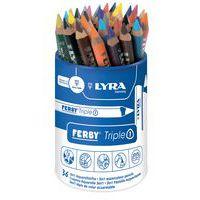 Pot 36 crayons triple one ferby Ø mine 6,25 mm - Lyra
