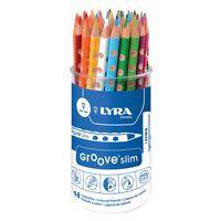 Pot 48 crayons couleurs groove slim triangulaire - Lyra