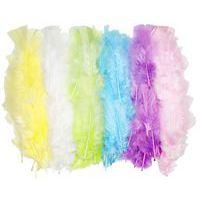 Assortiment 150 plumes pastel 12 à 18 cm - Loolipo