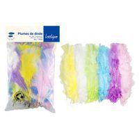 Assortiment 150 plumes pastel 12 à 18 cm thumbnail image 4