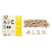 Lot de 104 lettres majuscules H 3 cm - Loolipo