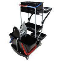Chariot de nettoyage avec porte-sac - 4 seaux et 1 presse thumbnail image 3