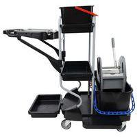 Chariot de nettoyage avec porte-sac - 4 seaux et 1 presse thumbnail image 5