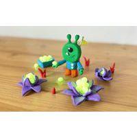 Plateau 10 pains 50g 8 couleurs vives + 2 phospho Plastilina - Image 3