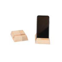 Support bois pour téléphone 9,5 x 8 x 2,5 cm - O'color