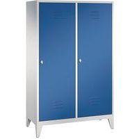 Vestiaire sur pieds pour 2 personnes, bleu gentiane - Image 2