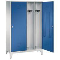 Vestiaire sur pieds pour 2 personnes, bleu gentiane - Image 3