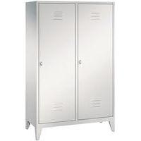 Vestiaire sur pieds pour 2 personnes, gris clair - Image 3