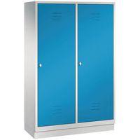 Vestiaire sur socle pour 2 personnes, bleu clair - Image 2