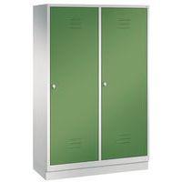 Vestiaire sur socle pour 2 personnes, vert réséda - Image 3