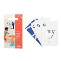 Cartes braille lettres