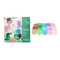 Set de 50 cœurs adhésifs sensoriels, 5 coloris