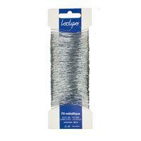 Bobine 60m de fil métal Ø 0,3mm - Argent - Image principale