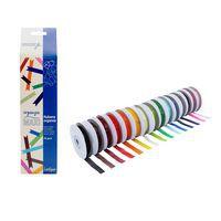 Set de 15 rouleaux ruban organza 9 mm