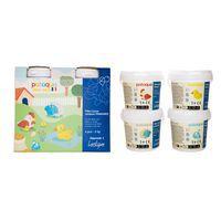 Lot de 4 x 500 g pâte à jouer en pots Pataqua - Loolipo