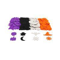 Pochette de 200 formes halloween feutrine pailletée adhésive thumbnail image 3