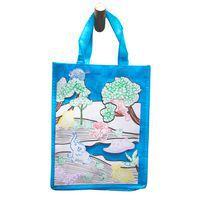 Lot 6 sacs shopping coton en couleurs assorties 30x23 cm thumbnail image 4