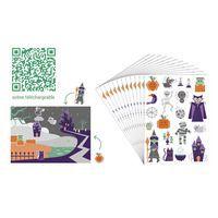 Etui de 12 planches gommettes Halloween thumbnail image 2