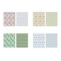 Coupon tissu 45,5x55 imprimés animaux (lot de 4) - Image 2
