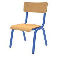 Chaise scolaire Forum 4 pieds T2 l'unité 103 jaune thumbnail image 4