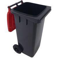 Conteneur mobile tri des déchets - 120 L - Rouge -  Manutan thumbnail image 4