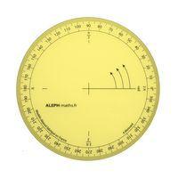 Rapporteur géométrique Ø 86 mm plastique incassable souple - Image principale