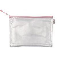 Lot de 6 pochettes zippées A4, coloris pastel assortis thumbnail image 4