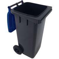 Conteneur mobile tri des déchets - 120 L - Bleu - Manutan thumbnail image 3