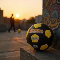 Ballon de street football hardground - taille 4 - Image 3