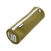 Trousse ronde 22 cm x 7,5 cm recyclée marron clair thumbnail image 3