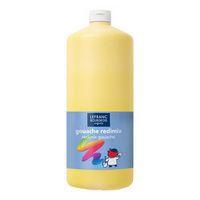 Flacon 2 litres gouache redimix lefranc bourgeois - jaune primaire - Image principale