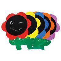 Lot de 5 fleurs ardoise géantes - Image principale