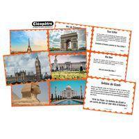 Lot de 384 petites images 9 x 6 cm photos monuments - Image principale