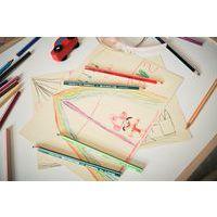 Pot 38 crayons de couleur Trio - 12 couleurs - Image 2