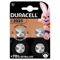 Pile bouton Lithium DL 2025 - Pack de 4 - Duracell