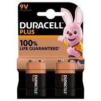 Lot de 2 Duracell Plus 100% 9V - 2 unités - Image principale