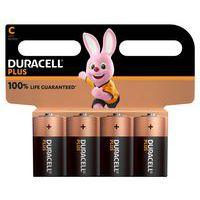 Lot de 4 Duracell Plus 100% C X4 - Image principale