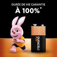 Lot de 2 Duracell Plus 100% 9V - 2 unités - Image 2