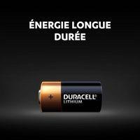 Lot de 2 Pilesithium haute puissance Duracell CR2 3 V thumbnail image 2
