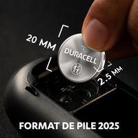 Lot de 4 Pile bouton lithium DL 2025 Lot de 4 Duracell thumbnail image 2