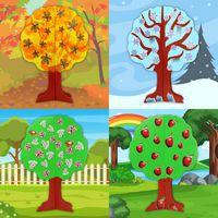 Pochette 12 planches de gommettes 4 saisons - Image 3