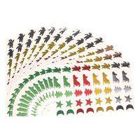 Pochette 24 planches de 960 gommettes décorations Noël métal - Image 4