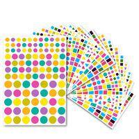 Lot de 4180 gommettes formes géométriques - Image principale