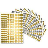 Lot de 4320 gommettes rondes métallisées - Image principale