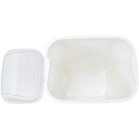 Poubelle à couvercle basculant - 25L - Blanc - Probbax - Image 2